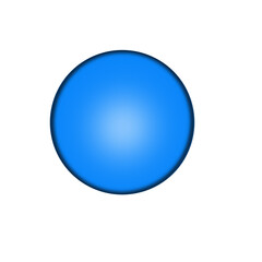 Digital illustration of a sphere in 3D 