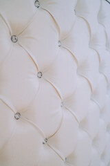 white leather upholstery