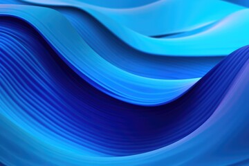 Multiple gradient blue waves background, created using generative ai technology