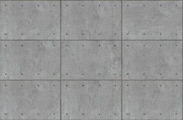 Seamless texture of a monolithic concrete wall
