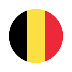 Belgium flag simple illustration for independence day or election