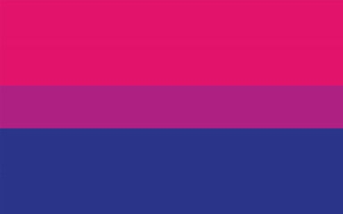 Obraz premium Bisexual pride flag Sexual identity pride flag