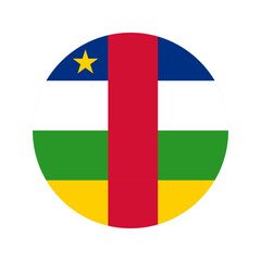 Central African Republic flag simple illustration for independence day or election