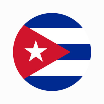 Cuba flag simple illustration for independence day or election