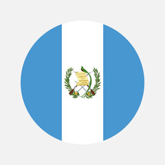 Guatemala flag simple illustration for independence day or election
