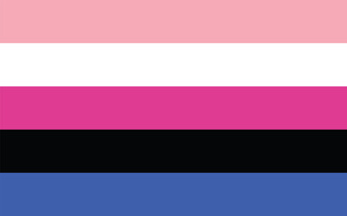 Gender fluid pride flag Sexual identity pride flag