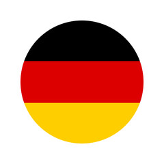 Obraz premium Germany flag simple illustration for independence day or election