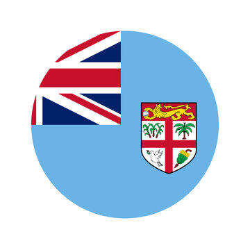 Fiji flag simple illustration for independence day or election