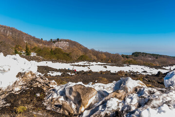 Panorama of Mount Etna, Catania, Sicily, Italy, Europe, World Heritage Site