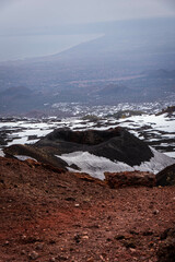 Panorama of Mount Etna, Catania, Sicily, Italy, Europe, World Heritage Site