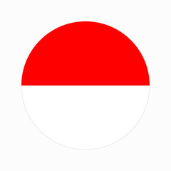 Indonesia flag simple illustration for independence day or election