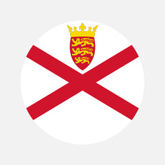 Jersey flag simple illustration for independence day or election