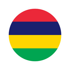 Mauritius flag simple illustration for independence day or election