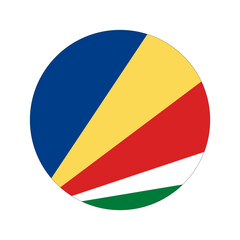 Seychelles flag simple illustration for independence day or election