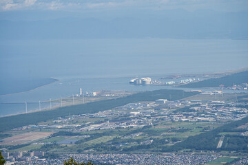 札幌市手稲区の手稲山山頂からの風景