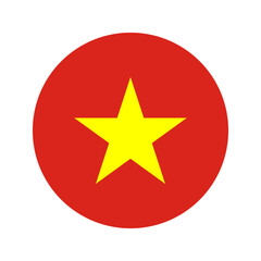 Vietnam flag simple illustration for independence day or election