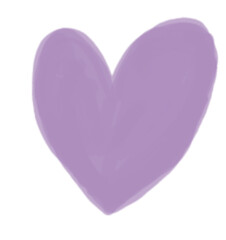  heart isolated on white background