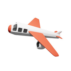 Plane 3d illustration