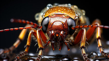close up of an insect