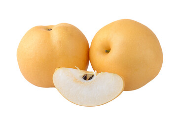 Chinese pear on transparent png