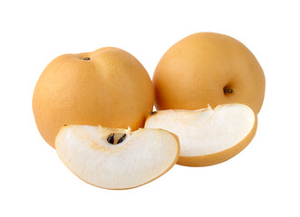 Chinese pear on transparent png