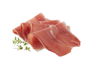 Fresh pork sliced ​​thin shabu Cut out, isolated transparent background
