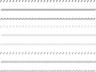 イラスト素材：手書きのシンプルでかわいい罫線・ライン素材. simple hand draw borders