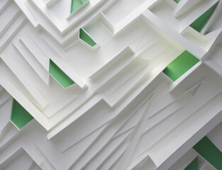 Abstract Vector Symphony Unleashes a Whirlwind of Creativity, Guiding us through the Wondrous World of 3D Illustration Design