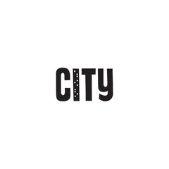 City logo or wordmark design