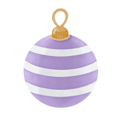 Christmas Ball Purple