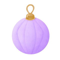 Christmas Ball Purple