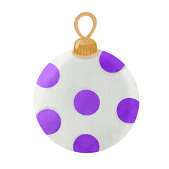 Christmas Ball Purple