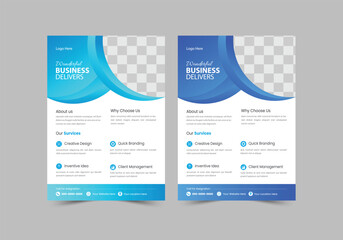 Obraz premium A flyer is a single sheet of marketing collateral used to promote a product, service, upcoming event, business, or brand in a single, eye-catching, easy-to-digest format.