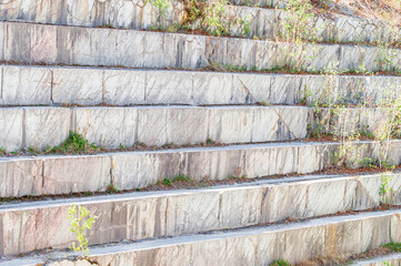 Steps of the Old Abandoned Marble Quarry