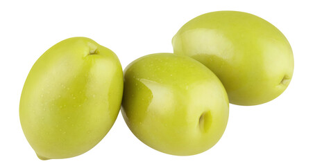 Delicious olives cut out