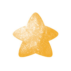 golden star shaped cookie