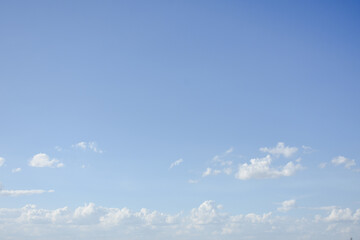 Naklejka na ściany i meble blue sky with white clouds.