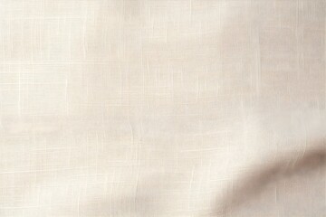 Fototapeta premium Primed canvas styled sackcloth, light beige and white texture, woven fabric background for design, Generative AI, Generative, KI
