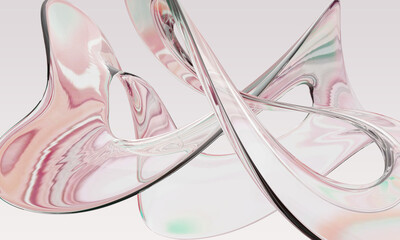 Abstract Glass Shapes Backgrounds