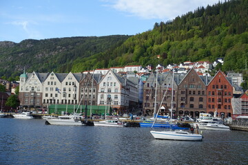 Bergen Bryggen Segelboot