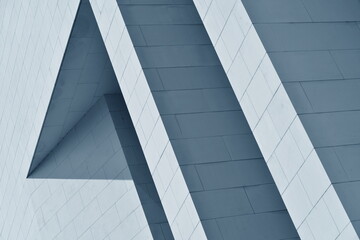 Abstract architectural detail modern facade