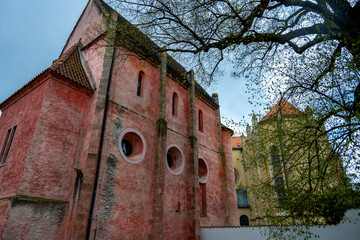 Buildings of monastery Zlata Koruna, Czech republic.