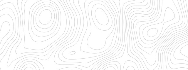 Abstract wavy topographic map. Abstract wavy and curved lines background. Abstract geometric topographic contour map background.