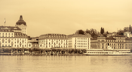 1800 sepia style photography in Luzern
