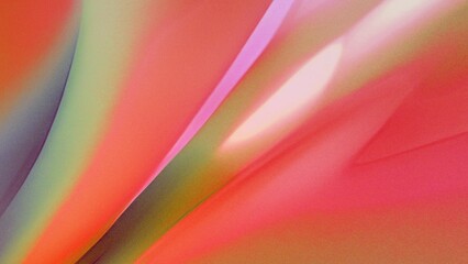 Abstract colorful background with lines, light leaks, lofi gradients with grainy texture background render