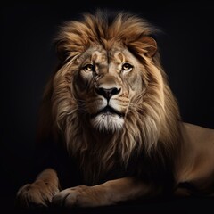 Fototapeta premium portrait of a lion