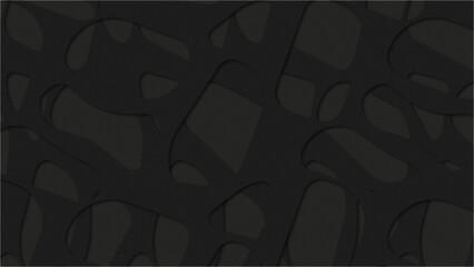 dark abstract papercut stripes background. Creative and geometric shape with white luxury pattern and paper texture design in illustration with line background