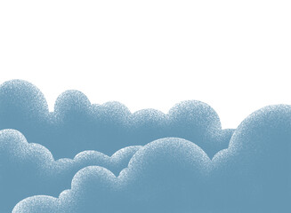 Cloud on sky illustration  