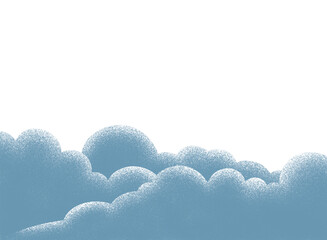 Cloud on sky illustration  