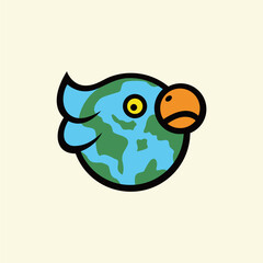 Parrot mascot, perfect for your business logo, community, symbol or graphic needs.